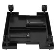thumbnail image 2 of Soporte de Caja de Computadora Ancho Ajustable Antideslizante Bloqueo de Polea Giratoria para Computadora de Escritorio Estilo de Torre Mainframe Mainstream(Negro) Suministro Para el Hogar Fugacal  NO, 2 of 6