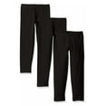 thumbnail image 1 of Hanes Girls Jersey Legging 3-Pack, XL, Black, 1 of 3
