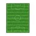 thumbnail image 1 of kjfeif Soccer Area Rug Football Field Carpet Non Slip Floor Mat Football Stadium Green Painted Line Playmat Runner Rug for Living Room Bedroom No Slip Kitchen Rugs and Mats, 1 of 9