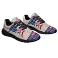 thumbnail image 6 of Flamingo America 4th Of July Independence Day Shoes Sneakers Black Size 9, 6 of 7