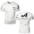 thumbnail image 4 of Traje de carreras de F1 2024 Nuevo equipo Alben Alpine Camiseta de cuello redondo de manga corta de verano Ropa deportiva informal para hombre, 4 of 4