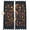 Dark Blue, variant on Boho Flowers Blackout Curtains for Bedroom/Living Room, Pinch Pleated Black Out Curtains, Spring Abstract Watercolor Floral Leaf Room Darkening Window Drapes with Hooks 2 Panels, 39"x70"