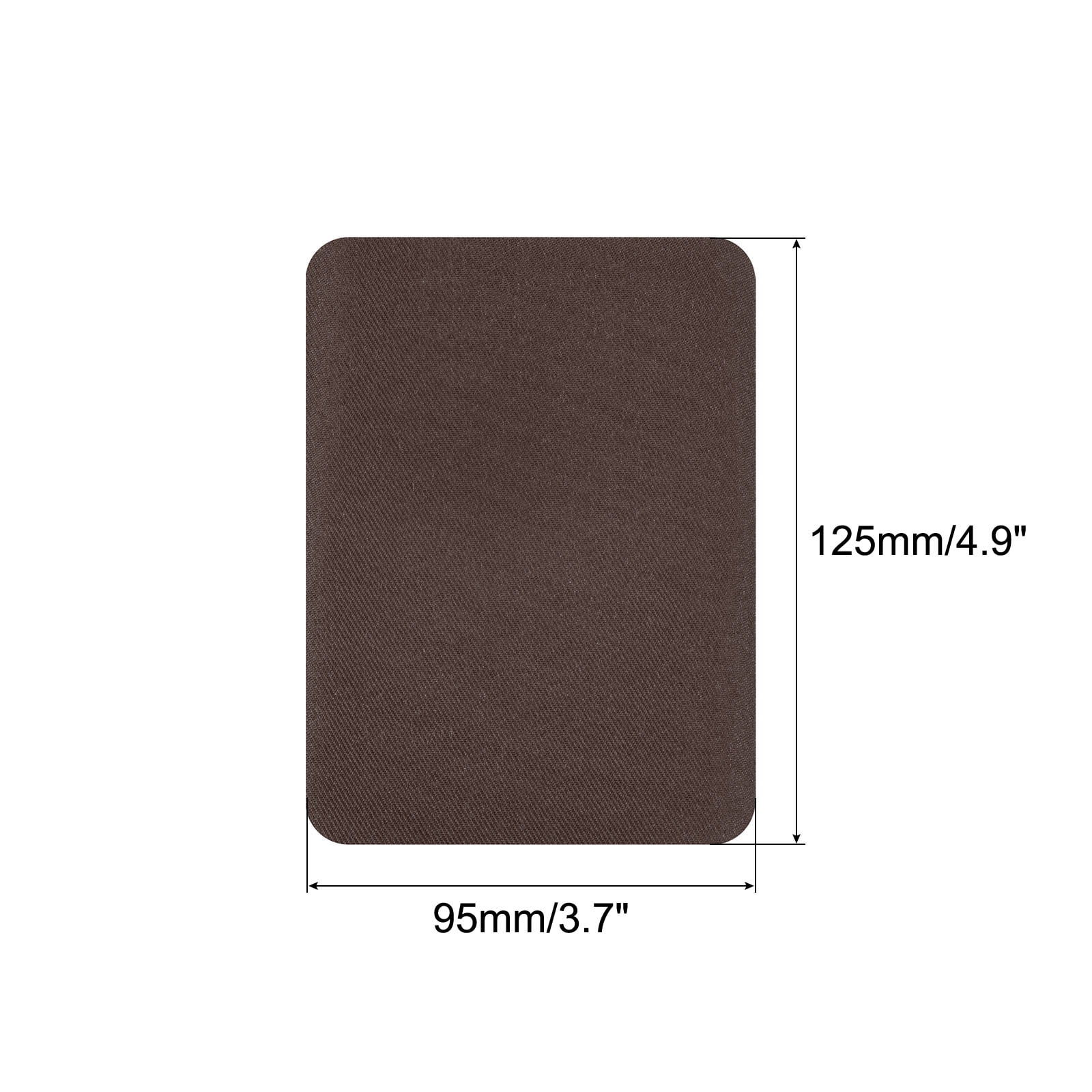 Unique Bargains Fabric Patch Iron-on Patches for Hole Repairing and Decoration Brown