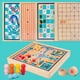 thumbnail image 4 of Ajedrez De Juego Multifunción Juego de aprendizaje familiar Juguetes para niños Juegos prácticos de escritorio para el hogar para 2-4 jugadores Sywqhk libre de BPA, 4 of 9