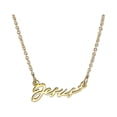 thumbnail image 2 of Jesus Script Gold Colored Women's Necklace with Pendent by Lifebeats, 2 of 3