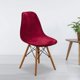 thumbnail image 5 of Funda de asiento para silla Shell, funda para silla sin brazos, poliéster suave para conferencias y banquetes. Vino rojo, 5 of 8
