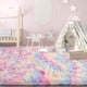 thumbnail image 4 of FlyDOIT Alfombra de Peluche Suave y Esponjosa Tie-Dye Arcoíris 122x183 cm, 4 of 9