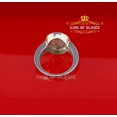 thumbnail image 6 of King of Bling's 0.75ct 925 Sterling White Silver Round 925 Cubic Zirconia Womens Ring Size 7.5, 6 of 10