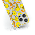 thumbnail image 4 of Mobile phone case for SAMSUNG A52 5G / A52 LTE 4G / A52S 5G original and officially Licensed Looney Tunes pattern Tweety 010 adapted to the shape of the mobile phone, partially transparent, 4 of 5