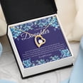 thumbnail image 3 of To My Daughter, Daughters Birthday, Unique, Grown Up Daughter, Daughter Birthday Gift, Daughter Jewelry, Daughter Necklace - Forever Love Necklace - White Gold or Yellow Gold - Gift Box, 3 of 5