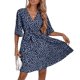 thumbnail image 2 of Vestido estampado informal con cuello en V y tirantes de manga corta para mujer Pompotops  ghjkhdj15831, 2 of 8