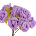 thumbnail image 4 of 100 Piezas Mini Rosas Artificiales Ramo De Flores Falsas Boda Novia Decoración Del Partido en hogar Púrpura BLESIY Flores artificiales, 4 of 7