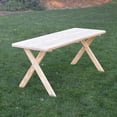 thumbnail image 3 of Pressure Treated Pine Crossleg Table, 3 of 7
