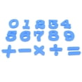 thumbnail image 1 of 0~9 Números Símbolos matemáticos Imán magnético para nevera Pizarra bnca/ ios Azul Zulema Números de juguete para nevera, 1 of 8