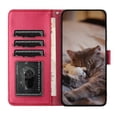 thumbnail image 2 of For Xiaomi Redmi Note 14 4G (163.25mm) Case with Wrist Strap Leather Phone Cover Wall Cats Pattern -, 2 of 5