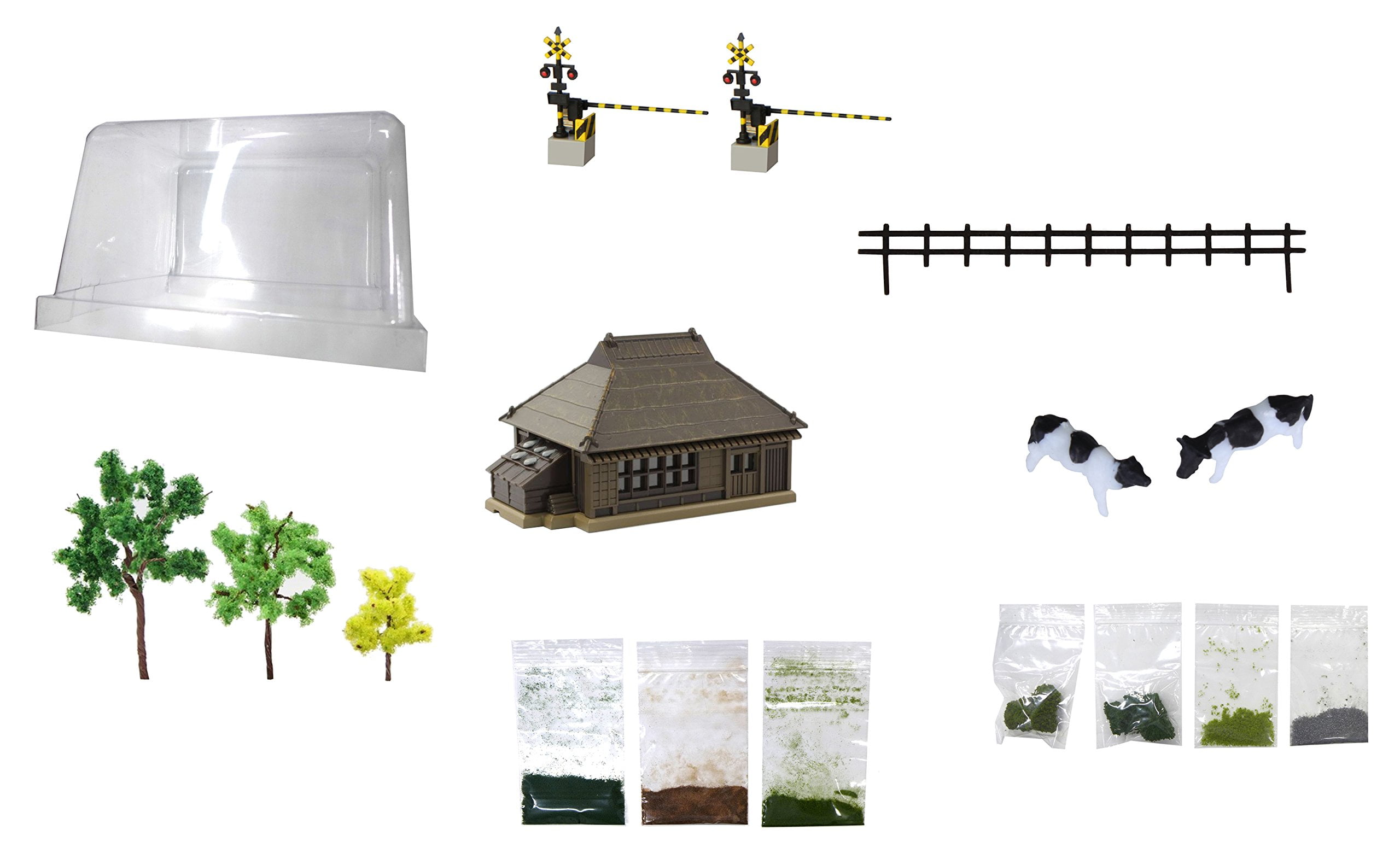 ROKUHAN Z scale model train ZSHORTY MINILAYOUT SPECIAL SCENERY SET