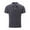 Dark Gray, variant on Men's Polo Shirts With Collar Big And Tall Under $10 Solid Color Casual Fashion Mesh Holes Ventilate Zipper Lapel Short Sleeve