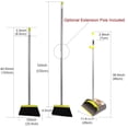 thumbnail image 2 of TreeLen Broom and Dustpan Set, Broom with Dust Pan with Long Handle Combo Set for Office and Home, 2 of 7
