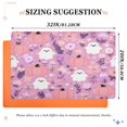 thumbnail image 2 of 32x20 Inch Doormat Indoor Entrance Mat Entrance Welcome Mat Outdoor Mats for Front Door Pink Pastel Cute Halloween Pattern, 2 of 8