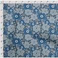thumbnail image 4 of Soimoi Floral Print, Poly Taffeta Fabric Decor Sewing Fabric By The Yard- 56 Inch WideDecorative Fabric For Outdoor Upholstery, Umbrellas And Home Accents-Blue, 4 of 5
