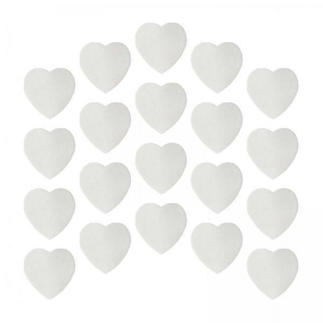 4x Puff De Lavado Facial En Forma De Corazón Suave Para Eliminar El Maquillaje Limpieza De La Piel 20 Piezas