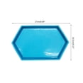 thumbnail image 5 of Coasters Resin Molds,Silicone Tray Mold,Hexagon Epoxy Resin Casting Molds for DIY Crafts,Cups Mats,Home Decoration, 5 of 9
