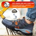 thumbnail image 2 of AUXDIQ Safety Trainers Men Women Steel Toe Cap Work Shoes Comfy Construction Industrial Sneakers, 2 of 6