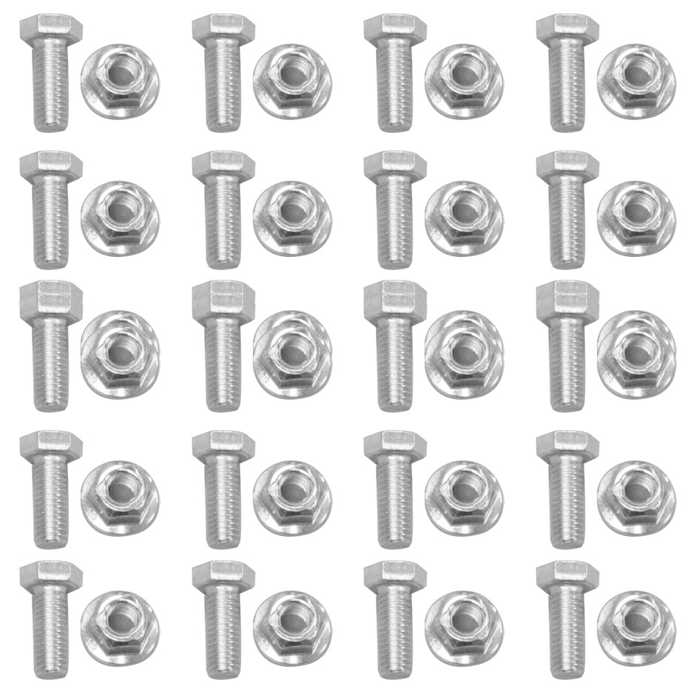 High Quality Auger Shear Pins Bolts & Nuts for Honda Snowblowers - 20 Sets