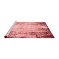 thumbnail image 2 of Ahgly Company Machine Washable Indoor Round Oriental Red Industrial Area Rugs, 5' Round, 2 of 4