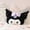 Kuromi, variant on Lovely Kuromi My Melody Back Cushion For Cat Seat Cushion Headrest Stuffed Cinnamoroll Throw Pillow Sofa Bed Home Deocr