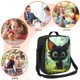 thumbnail image 5 of Fotbe Cute Big-Eyed Black Cat Lonchera Bolsa de Almuerzo para Hombres y Mujeres, Lonchera de Gran Capacidad, Bolsa de Almuerzo Reutilizable, Bolsa Térmica Aislante, 5 of 7