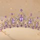 thumbnail image 3 of Corona de boda para novia - Tiara de princesa de diamantes de imitación para mujer - Corona de reina - Corona de boda hecha a mano - Accesorios para el cabello - Corona de tiara, 3 of 5