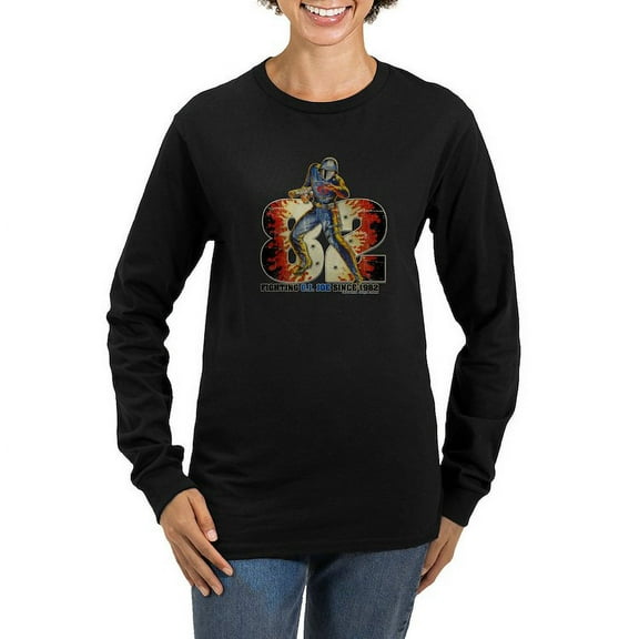 CafePress - G.I. Joe Cobra Co Women's Long Sleeve Dark T Shirt - Women's Long Sleeve Graphic Tee Casual Fit