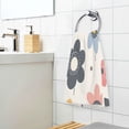 thumbnail image 3 of Yayeee 100% Cotton Hand Towels for Bathroom 16" x 28" Soft Absorbent Kitchen Towel, Beige Retro Flower, 3 of 7