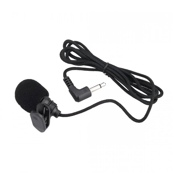 GJX Mini Portable Hands-free Lapel Microphone - Clip-on Condenser Mic with 3.5mm TS Plug for PC and Portable Voice Amplifier Speaker