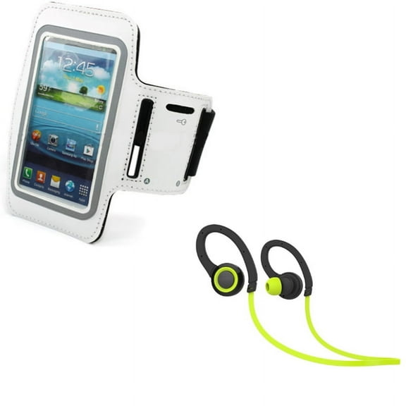 Earphones Sports Wireless Headset w Gym Workout Sports Running Armband Q3Q for iPhone 6S Plus 6 Plus - ASUS ZenFone 2 - Blackberry Priv - Blackview BV8000 Pro - BLU Vivo XL4, R1 Plus