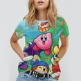 thumbnail image 4 of Kirby's Return to Dream Land Unisex Short Sleeve T Shirt Daily Novelty 3D Printed T-Shirts Soft Comfortable Tee Shirt Top For Men And Women, 4 of 7