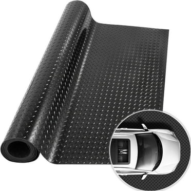 OVYEOFR Garage Flooring Roll, 5ft x 10ft Heavy Duty Diamond-Plate Garage Floor Mat Rolls for Car, Trunk, Boat