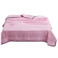 thumbnail image 2 of 100% Cotton Direct Cooling Blanket for Hot Sleepers，Full Size Lightweight Breathable Summer Blankets for Bed，for Sleeping， Hot Flashes Night Sweats(D，1 * Cool Ice Silk Solid Color Summer Cool Quilt）, 2 of 7