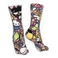 thumbnail image 4 of Lsque Sanrio Print Women's Men's Novelty 16in Crew Socks Cotton Socks Knee High Socks for Walking,Running,Nurses,Pregnancy, 4 of 6