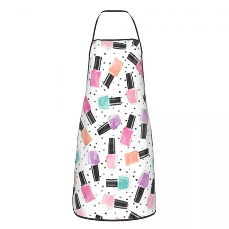 

Unisex Choosing My Nail Art Kitchen Chef Cooking Baking Apron Women Men Manicurist Nail Polish Tablier Cuisine for Gardening