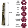 thumbnail image 2 of Wild Eats Cod Skin Twists 2 oz. - Dog Treats, Dog Chews and Dog Snacks (Single Ingredient, Sustainably Sourced, North Atlantic Cod Dog Treats and Cat Treats) Perfect for Dog Training Treats, 2 of 8