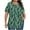 Multicolor D, variant on Ahuyic Womens Plus Size Short-Sleeved Top,Summer Casual Blouse For Women,Women's Crew-Neck Gradient Short-Sleeved Pleated Loose Top And Plus Size Blouse For Women