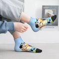 thumbnail image 2 of Silaia Bluey Print Adult Socks,Ankle Athletic Running Socks,Cushioned Breathable Low Cut Sports Tab Socks for Men and Women,Moisture-Wicking Crew Socks, 2 of 7