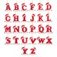 thumbnail image 2 of Colgantes acrílicos con letras de dibujos animados para árbol de Navidad, decoración de Feliz Navidad para el hogar, sombrero, A-Z, 2023, 2 of 4
