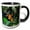 Black/White, variant on 3drose, Funny Cute Deer Buck in the Forest Cartoon, 11oz Magic Transforming Mug