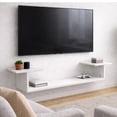 thumbnail image 2 of Repisa Flotante Tv Sala Elegante Minimalista 130 Cm Resistencia Blanco, 2 of 6