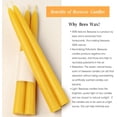 thumbnail image 6 of 12 Pack Beeswax Taper Candles with 10in, 6 of 10