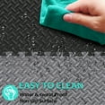 thumbnail image 4 of MAXVINI 23.6" x 23.6" Diamond Non-Slip EVA Interlocking Foam Tiles, 48-Tile/dark gray, 4 of 10