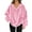 Pink [Mix & Save More] [New Arrivals], variant on Fleece Women's V Neck Long Sleeve Top Shirt Blouse Warm Soft Thermal Casual Winter Fashion Gift for Her | CSEONE,Pink XL